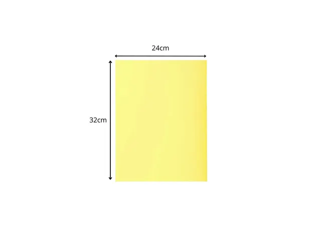 100 dossiermappen SUPER 250 24x32cm Kanariegeel