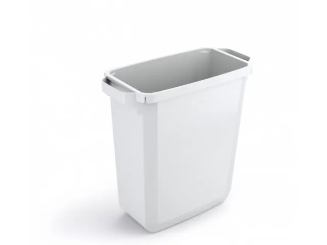 Rechthoekige Afvalbak Durabin 60 Liter Wit