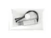 Visitekaarthoes Transparant 65X105Mm Met Witte Klittenbandsluiting