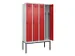 locker voor scheiding van kleding,HxBxD 2120x1200x500mm,4vak