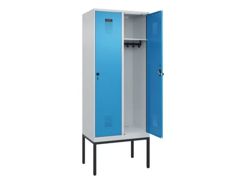 locker,HxBxD 2120x800x500mm,2vak,vak B 400mm,draaigrendel