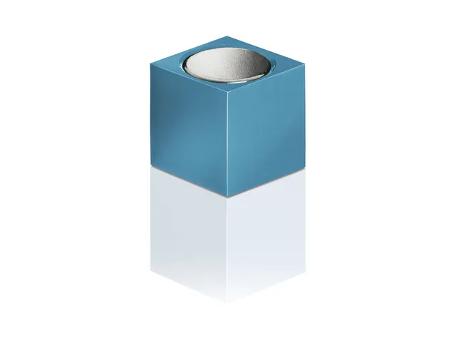 Magneten Sigel voor glasbord set 3kleuren C5 sterk 11x11x11mm turquois