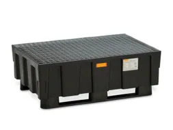 PE-opvangbak,v. 2x200l vat,opvangvol. 224l,HxBxD 430x1205x805mm