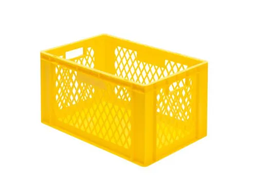 Euronorm-Stapelbak 61l H X L X B 320x600x400mm Geel