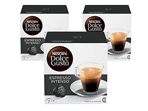 Koffiecups Dolce Gusto espresso intenso 16 stuks