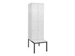 Dubbeldekse dekenkist,HxBxD 2120x600x815mm,2x2vak.,vak B 300mm