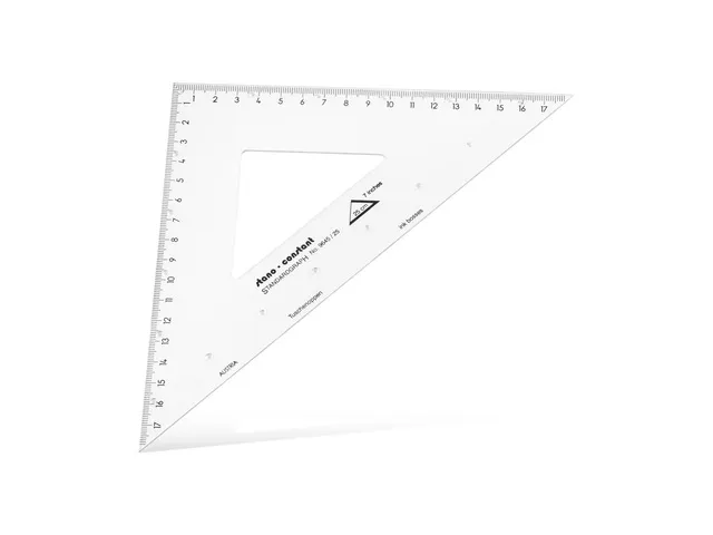 Tekendriehoek Standardgraph CONSTANT 45 graden 25 cm