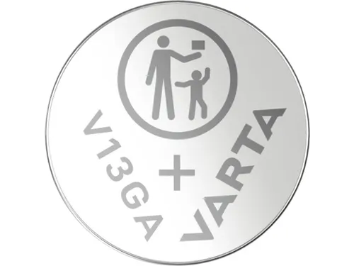 Batterij Varta knoopcel V13GA lithium blister à 1 stuk
