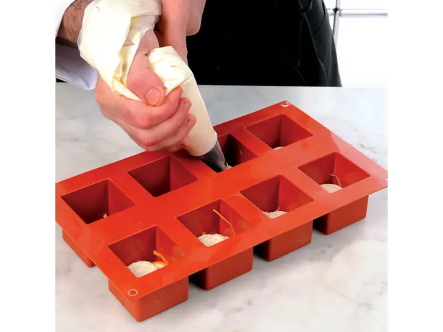 Silikomart Siliconen 1/3 GN Bakmat SILICON FLEX Cube 50mm SF104