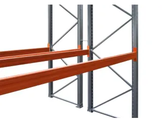 Dubbele stellingverbinding,v. palletstelling,L 200mm,verzinkt - 1