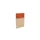 baliepaneel,v. bureau,aanbouw links,B 800mm,NE-esdoorn,BN3012-oranje