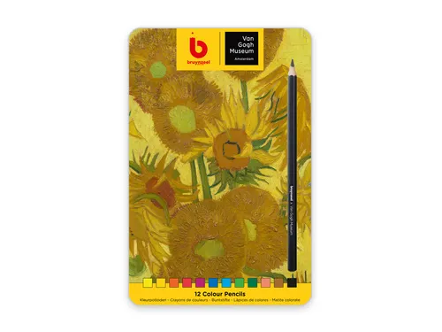 Kleurpotloden Bruynzeel Van Gogh Museum assorti blik à 12 stuks