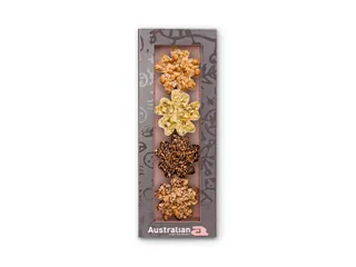 Chocolade Australian bloemen doos 4 stuks 135 gram - 1