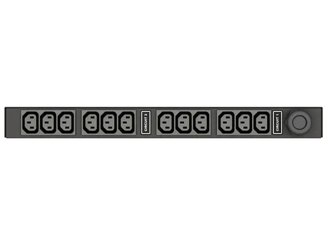 Vertiv Geist Basic, Basis, 0U/1U, Eenfasig, Horizontaal, Zwart, 12 AC-