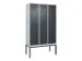 locker voor scheiding van kleding,HxBxD 2120x1200x500mm,3vak