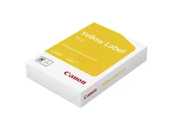 Kopieerpapier Canon Yellow label Copy A4 80gr pak 500vel doos a 5 pak