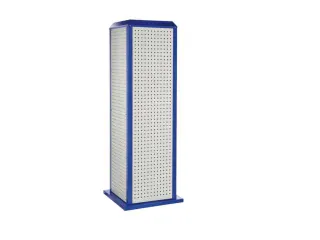 gereedschapswagen,HxBxD 2015x700x700mm,4geperforeerde platen buiten - 2