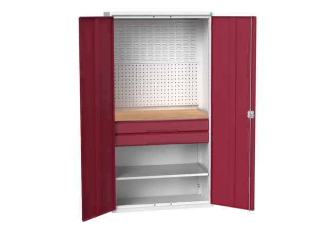 armoire modulaire HxlxP 2000x1050x550mm 1xtablette en acier 2tiroir(s)