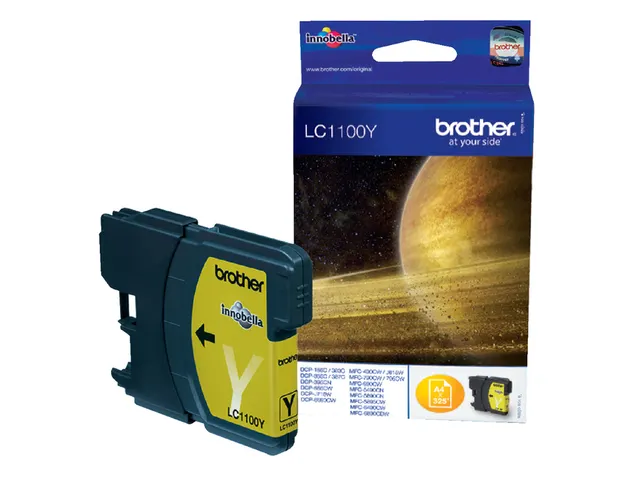 Inktcartridge Brother LC-1100Y geel