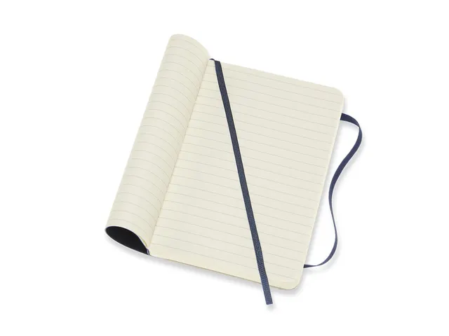 Carnet de notes A6 Moleskine Couverture souple Bleu Saphir