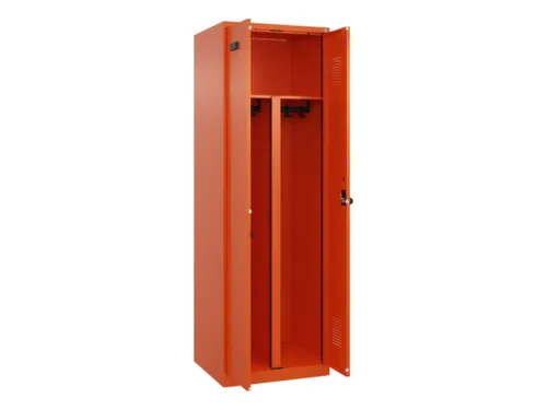 PBM-locker,HxBxD 1850x600x500mm,2vak,vak B 300mm,draaigrendel