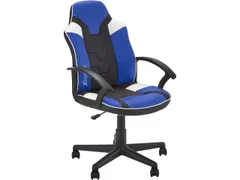 Xrocker Saturn Gaming stoel blauw 5120201 tiener PU leer 100kg