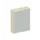 Schuifdeurkast 1540x1200x430mm Romp Esdoorn Decor Front Lichtgrijs