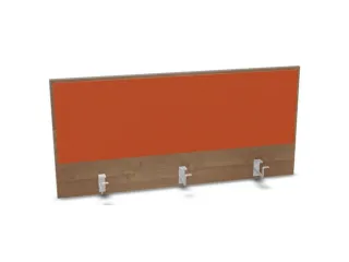 opzetpaneel,v. bureau,aanbouw achter,B 1200mm,NT-cherry,BN3012-oranje - 1