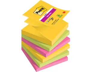 Memoblok Post-it 3M Z-Notes R330 Super Sticky 76x76mm Carnival - 2