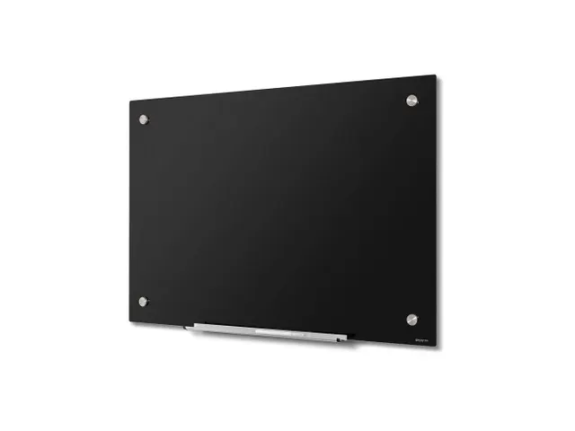 Scritto Glasbord Zwart 60x90cm met stift