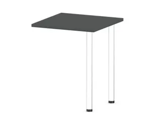 aanbouwtafel,i.h.v.,HxBxD 720-840x600x600mm,MS-donkergrijs - 1