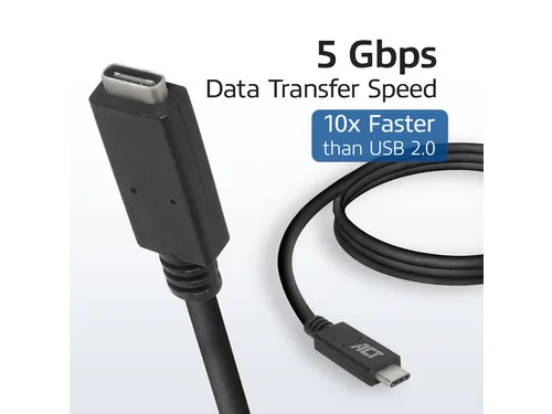 Kabel ACT USB 3.0 to USB-C verlengkabel 2m