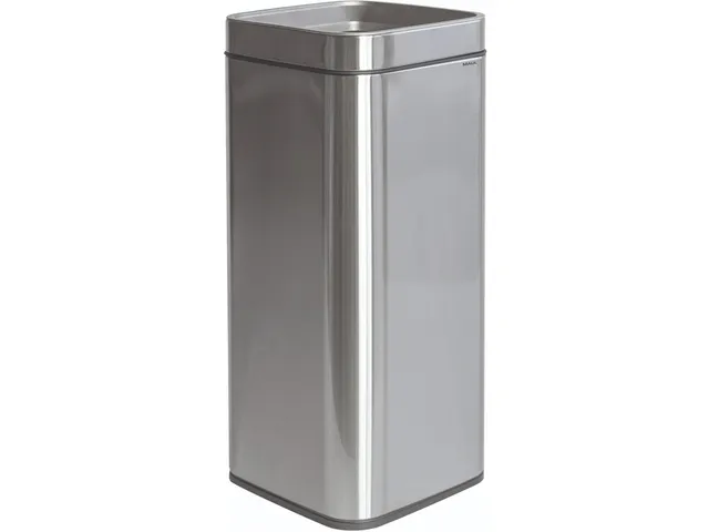 Afvalbak MAUL Prime 30 liter met inwerpopening rvs