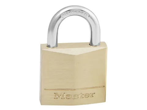 Hangslot MasterLock 130EURD messing 30mm