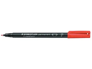 Viltstift Staedtler OHP Lumocolor 318 Fijn 0.6mm Rood - 1