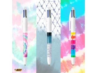 Balpen BIC 4kleuren Message Display à 30 stuks - 4