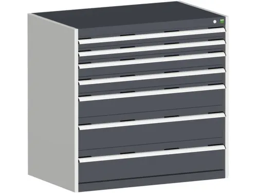 ladekast,HxBxD 1000x1050x750mm,7lade(n),lade voor normale belastingen
