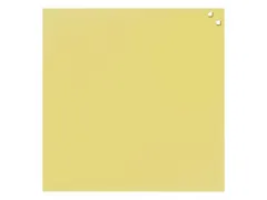 Glasmagneetbord Naga 45x45cm geel