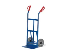 Steekwagen 200Kg Steekplaat 400X180Mm Gewelfd Staal Luchtbanden