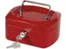 Geldkoffer Rood 155x120x75mm Inclusief 2 Sleutels