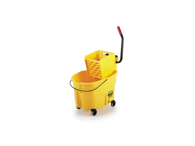 Mop Emmer WaveBrake zijwaartse combopers Rubbermaid Geel