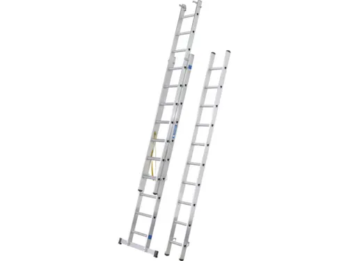 multifunctionele telescoopladder,3x10,sporten,balk L 2,98-6,65m