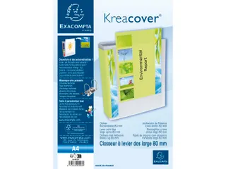 Ordner Kreacover Pre m'Touch A4 80mm wit - 6