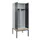 PBM-locker met bank,HxBxD 2120x800x815mm,2vak,vak B 400mm
