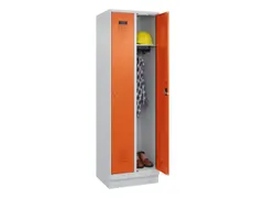 locker,HxBxD 1950x600x500mm,2vak,vak B 300mm,cil.-slot,sokkel