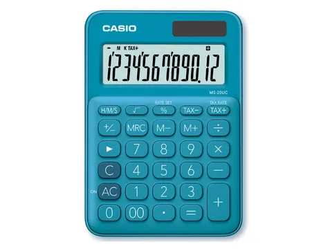 Rekenmachine Casio MS-20UC blauw