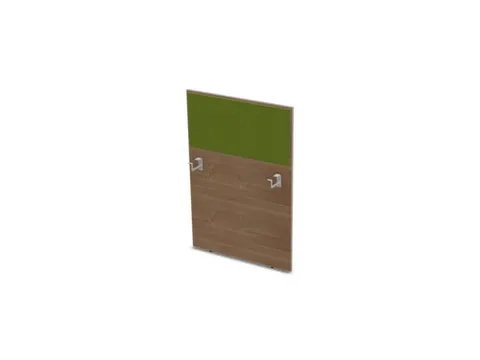 baliepaneel,v. bureau,aanbouw rechts,B 800mm,NT-cherry,BN7048-groen