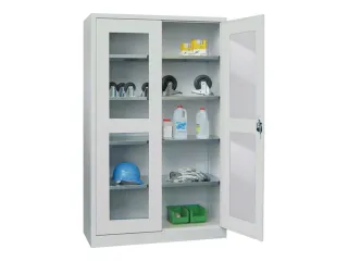 grootvolumekast met openslaande deuren,RAL7035,front RAL7016 - 2