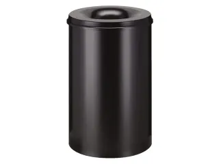 Papierbak met Vlamdover 110 liter 470mm x 72cm Zwart - 4