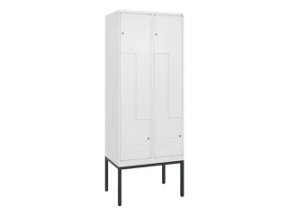 Z-garderobekast,HxBxD 2120x800x500mm,vak B 200/400mm,cil.-slot - 1
